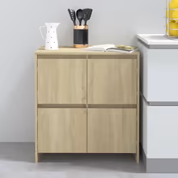 Questa credenza, caratterizzata da un design minimalista, è pensata per essere un'aggiunta pratica ed eccezionalmente decorat ...