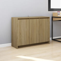 vidaXL Credenza Rovere Sonoma 102x33x75 cm in Truciolato
