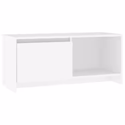 vidaXL Mobile Porta TV Bianco 90x35x40 cm in Legno Multistrato - Vista aggiuntiva 2