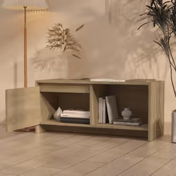 vidaXL Mobile Porta TV Rovere Sonoma 90x35x40 cm in Truciolato - Vista aggiuntiva 3