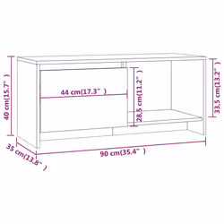 VidaXL 809786 supporto TV e sistema audio - Vista aggiuntiva 8
