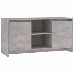 vidaXL Mobile Porta TV Grigio Cemento 102x37,5x52,5 cm in Truciolato - Vista aggiuntiva 2