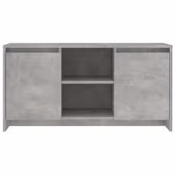 vidaXL Mobile Porta TV Grigio Cemento 102x37,5x52,5 cm in Truciolato - Vista aggiuntiva 3