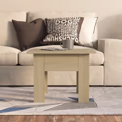 vidaXL Tavolino da Salotto Rovere Sonoma 55x55x42 cm in Truciolato - Vista aggiuntiva 3