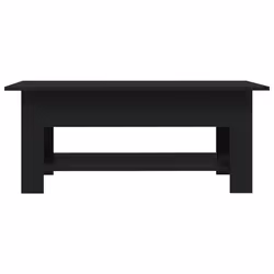 vidaXL Tavolino da Salotto Nero 102x55x42 cm in Truciolato - Vista aggiuntiva 3