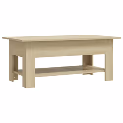 vidaXL Tavolino da Salotto Rovere Sonoma 102x55x42 cm in Truciolato - Vista aggiuntiva 2