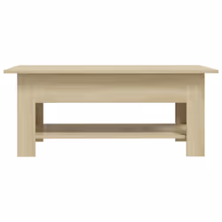 vidaXL Tavolino da Salotto Rovere Sonoma 102x55x42 cm in Truciolato - Vista aggiuntiva 3