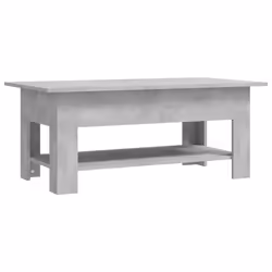 vidaXL Tavolino da Salotto Grigio Cemento 102x55x42 cm in Truciolato - Vista aggiuntiva 2
