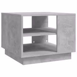 vidaXL Tavolino da Salotto Grigio Cemento 55x55x43 cm in Truciolato - Vista aggiuntiva 2