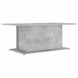 vidaXL Tavolino da Salotto Grigio Cemento 102x55,5x40 cm in Truciolato - Vista aggiuntiva 2