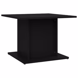 vidaXL Tavolino da Salotto Nero 55,5x55,5x40 cm in Truciolato - Vista aggiuntiva 2