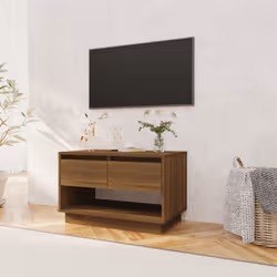 vidaXL Mobile TV Rovere Marrone 70x41x44 cm in Truciolato - Vista aggiuntiva 3