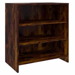 vidaXL Credenza Rovere Fumo 70x40,5x75 cm in Truciolato - Vista aggiuntiva 2