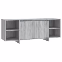 vidaXL Mobile Porta TV Grigio Sonoma 130x35x50 cm in Truciolato - Vista aggiuntiva 2