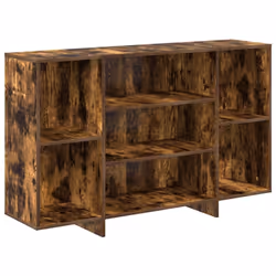 vidaXL Credenza Rovere Fumo 120x30x75 cm in Truciolato - Vista aggiuntiva 2