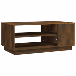 vidaXL Tavolino da Salotto Rovere Fumo 102x55x43 cm in Truciolato - Vista aggiuntiva 2
