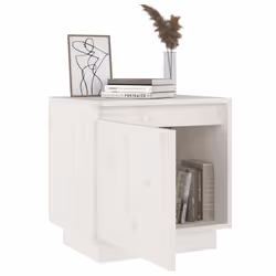 VidaXL 813307 comodino Bianco - Vista aggiuntiva 4