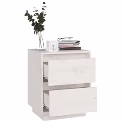 VidaXL 813317 comodino Bianco - Vista aggiuntiva 4