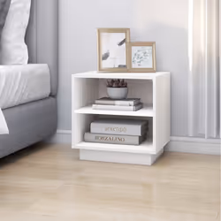 VidaXL 813328 comodino Bianco - Vista aggiuntiva 4