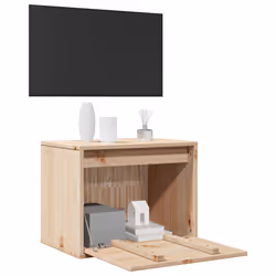 vidaXL Pensile 45x30x35 cm in Legno Massello di Pino - Vista aggiuntiva 3