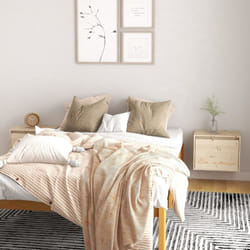 Pensili 2 pz 45x30x35 cm in Legno Massello di Pino Vidaxl 60583