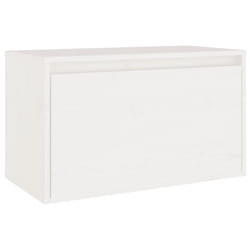 VidaXL 813447 scaffale Pino Bianco