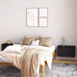 VidaXL 813454 scaffale Pino Nero