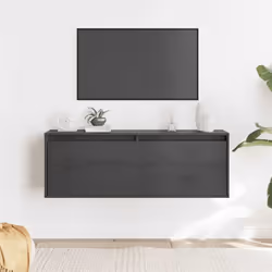 Questo pensile in legno è pensato per essere un'estensione decorativa e pratica al vostro arredamento. Potete anche usarlo co ...