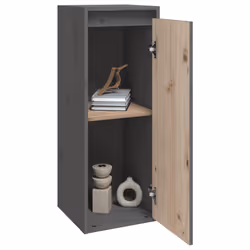 VidaXL 813499 scaffale Pino Grigio - Vista aggiuntiva 4