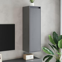vidaXL Pensili Grigi 2 pz 30x30x100 cm in Legno Massello di Pino