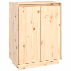 vidaXL Scarpiera 60x35x80 cm in Legno Massello di Pino - Vista aggiuntiva 2