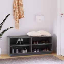 Questa scarpiera in legno offre un'ottima soluzione di stoccaggio per la vostra collezione di calzature preferite. Questo mob ...
