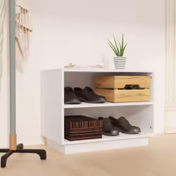 Questa scarpiera in legno offre un'ottima soluzione di stoccaggio per la vostra collezione di calzature preferite. Questo mob ...
