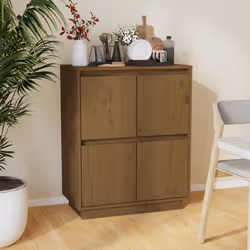Questa credenza in legno è una perfetta aggiunta decorativa e funzionale al vostro arredamento attuale. Questo mobiletto late ...