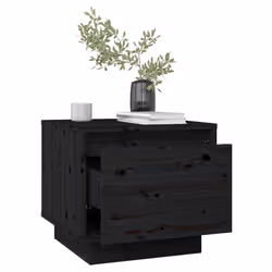 VidaXL 813403 comodino Nero