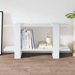 Libreria, Scaffale Bianca 100x30x51 cm in Legno Multistrato Vidaxl