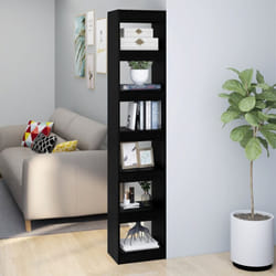 Libreria/Divisorio, Scaffale Nero 40x30x198 cm Vidaxl