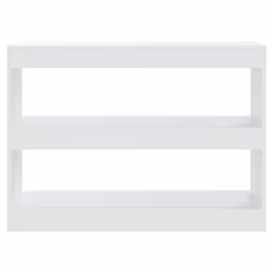 vidaXL Libreria/Divisorio Bianco 100x30x72 cm - Vista aggiuntiva 3