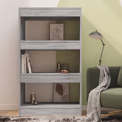 vidaXL Libreria/Divisorio Grigio Sonoma 60x30x103 cm in Truciolato - Vista aggiuntiva 3