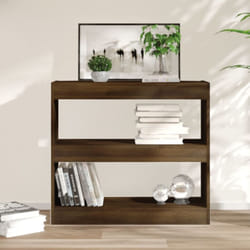 Libreria/Divisorio, Scaffale Rovere Marrone 80x30x72 cm Vidaxl