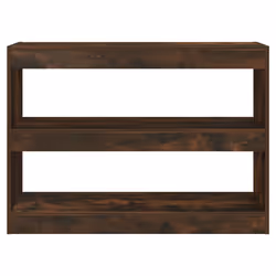 vidaXL Libreria/Divisorio Rovere Fumo 100x30x72 cm - Vista aggiuntiva 3