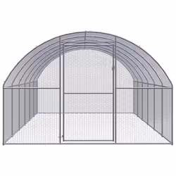 Pollaio per Esterni 3x6x2 m in Acciaio Zincatocod mxl 97502 - Vista aggiuntiva 2