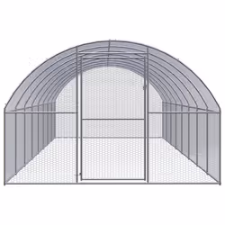 Gabbia per Polli da Esterno 3x8x2 m in Acciaio Zincatocod mxl 73513 - Vista aggiuntiva 2