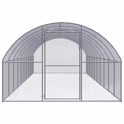Gabbia per Polli da Esterno 3x10x2 m in Acciaio Zincatocod mxl 97501 - Vista aggiuntiva 2