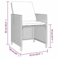 VidaXL 3095504 set mobili da esterno - Vista aggiuntiva 5