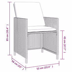 VidaXL 3095509 set mobili da esterno - Vista aggiuntiva 5