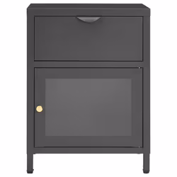 VidaXL 3095204 comodino Antracite - Vista aggiuntiva 4
