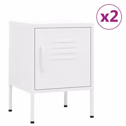 VidaXL 3095213, Bianco, Acciaio, 40 kg, 350 mm, 350 mm, 510 mm