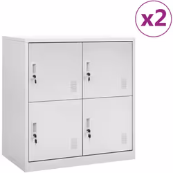Questo set di armadietti ha un design moderno, e costituisce una fantastica aggiunta decorativa a qualsiasi stanza o ufficio. ...