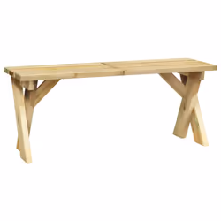 vidaXL Panca da Giardino 110 cm in Legno di Pino Impregnato - Vista aggiuntiva 2